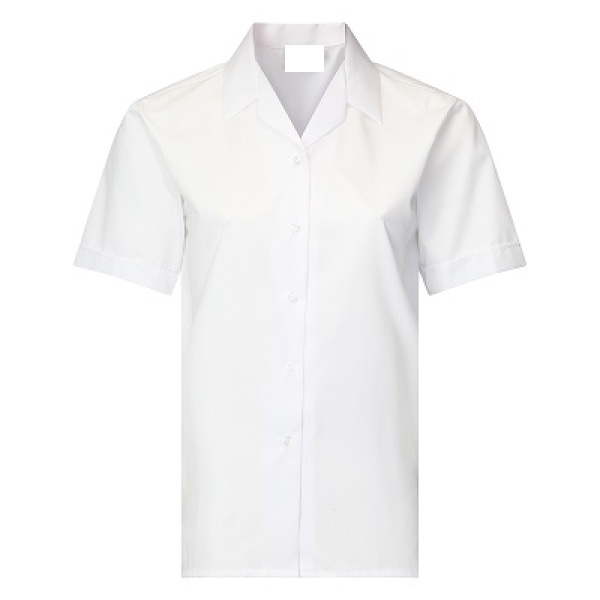SHORT SLEEVE TWIN REVER BLOUSE, Langley Park School for Girls