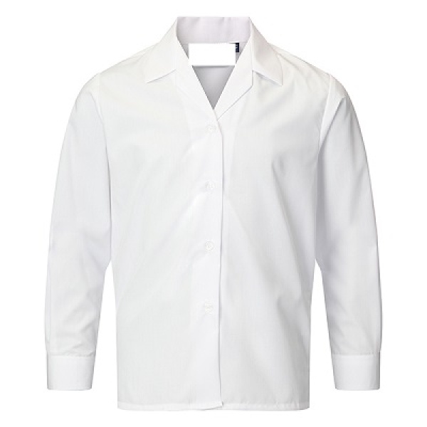 LONG SLEEVE TWIN REVER BLOUSE, Langley Park School for Girls