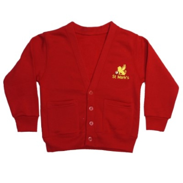 ST MARKS CARDIGANS, GIRLS UNIFORM