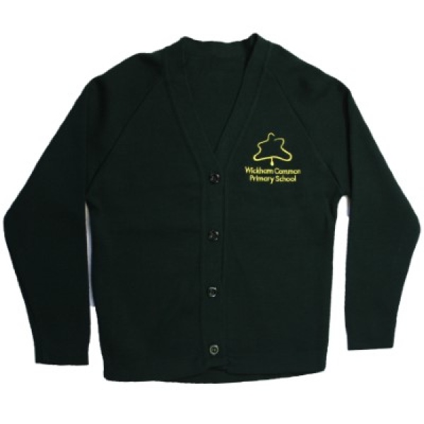WICKHAM COMMON CARDIGAN, GIRLS UNIFORM